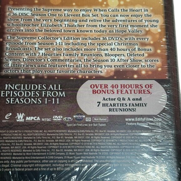 When Calls the Heart Supreme Collector's Edition Seasons 1 to 11 NEW - Picture 3 of 3